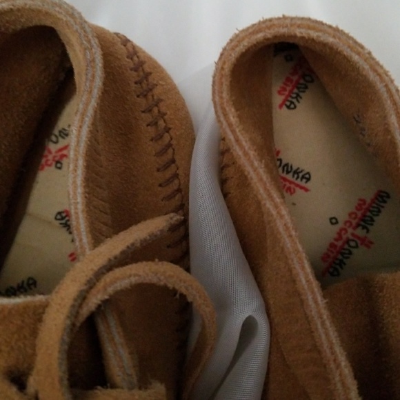 Vtg.Minnetonka soft suede  kid booties  NWOT - Picture 4 of 4